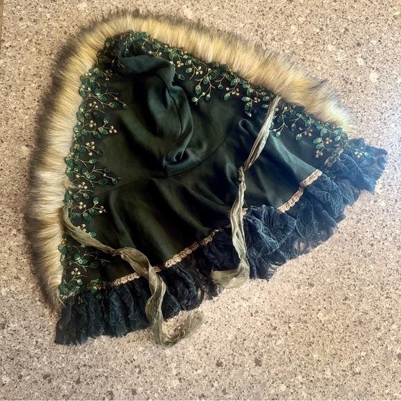 Mia Joy Studios Other - Handmade Cape & Romper - Baby Girls Size 9-12 Months by Mia Joy Studios ⭐🌿